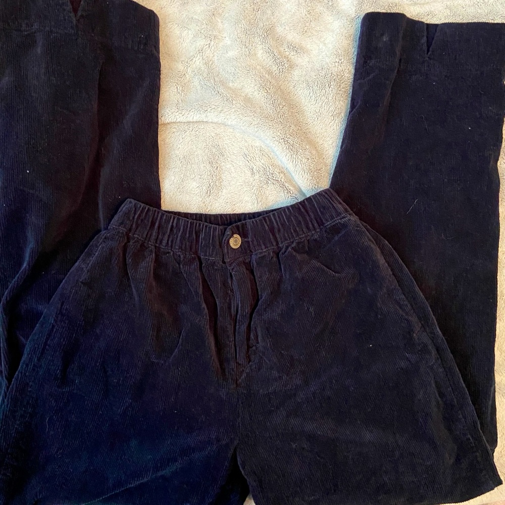 Black brandy Melville corduroy pants